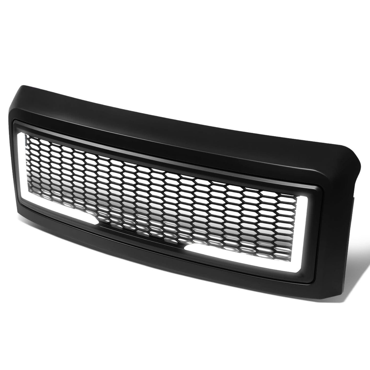 2008-2010 Ford F-250 F-350 F-450 F-550 Honeycomb Mesh Grille w/ LED DRL