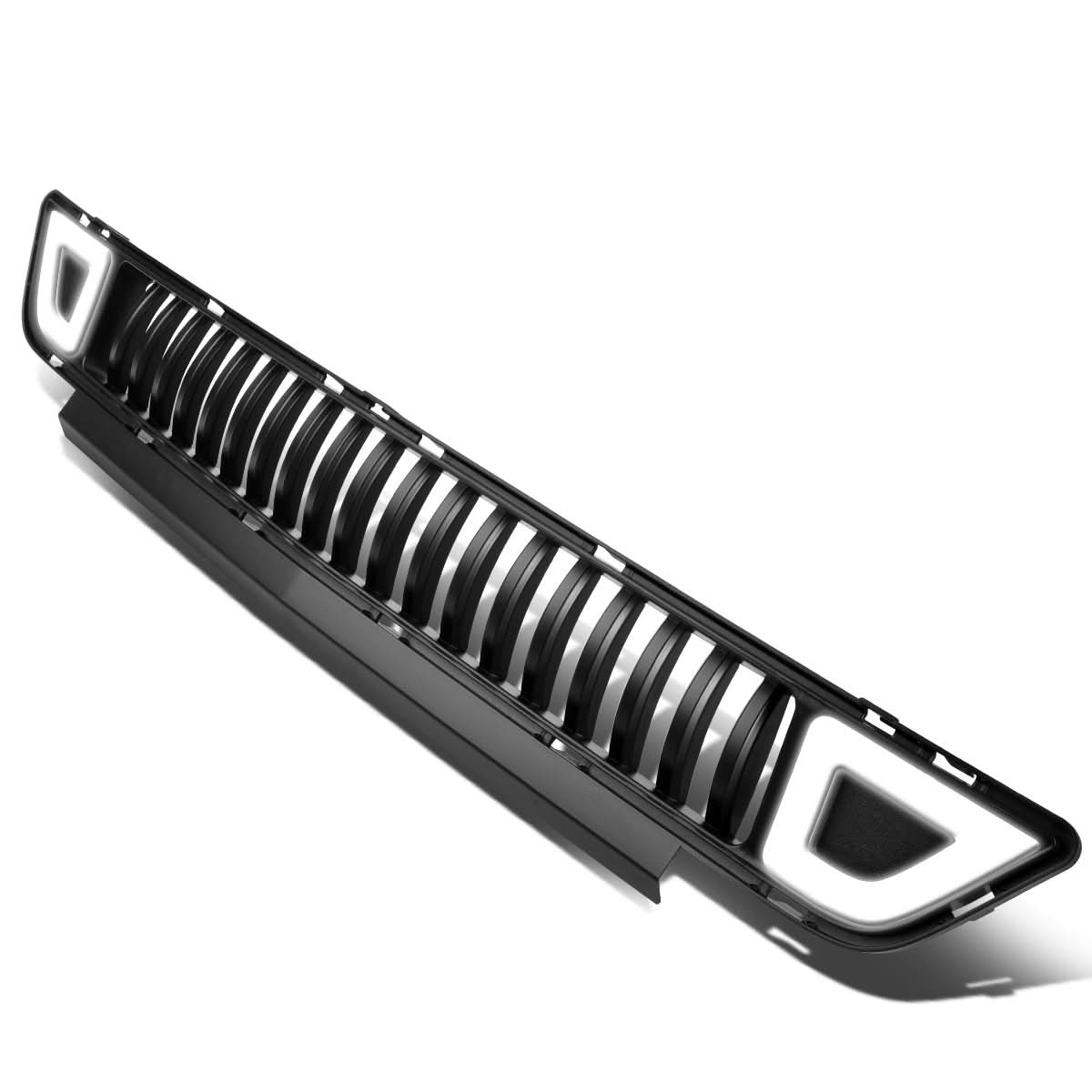 2015-2017 Ford Mustang Vertical Fence Style Front Lower Grille w/ LED DRL