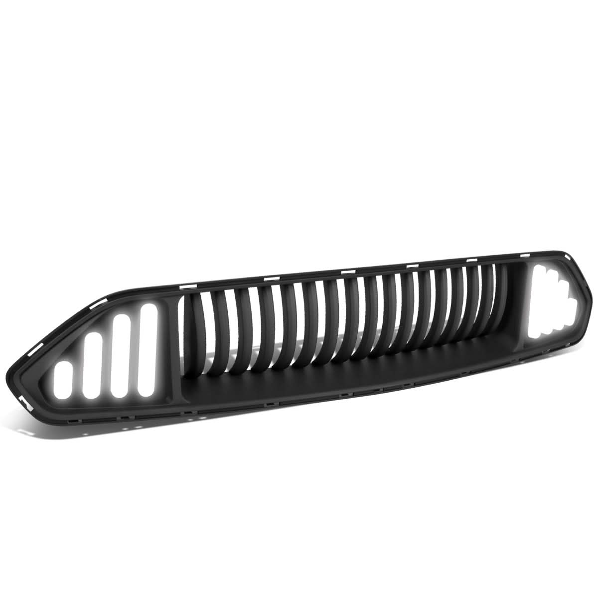 2018-2020 Ford Mustang Vertical Fence Style Front Upper Grille w/ LED DRL