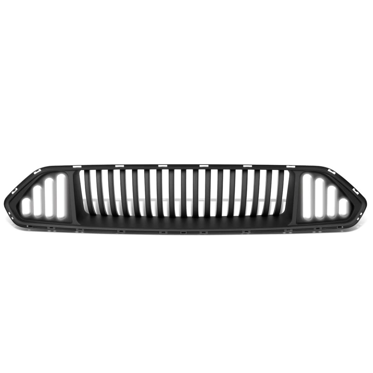 2018-2020 Ford Mustang Vertical Fence Style Front Upper Grille w/ LED DRL