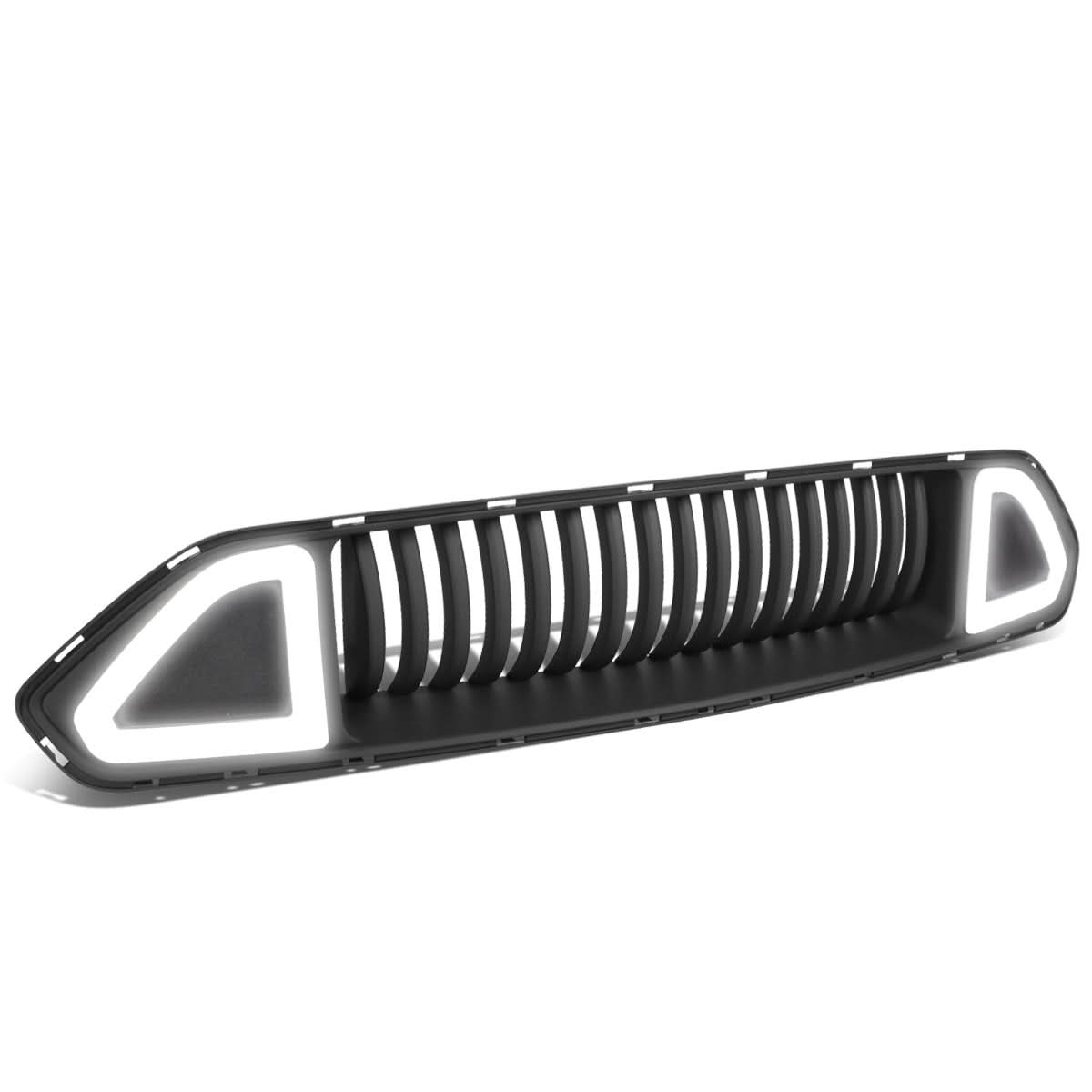 2018-2020 Ford Mustang Vertical Fence Style Front Upper Grille w/ LED DRL