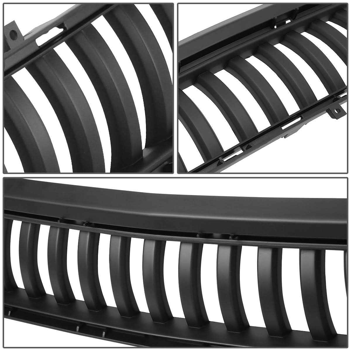 2018-2019 Ford Mustang Vertical Fence Style Front Lower Grille w/ LED DRL