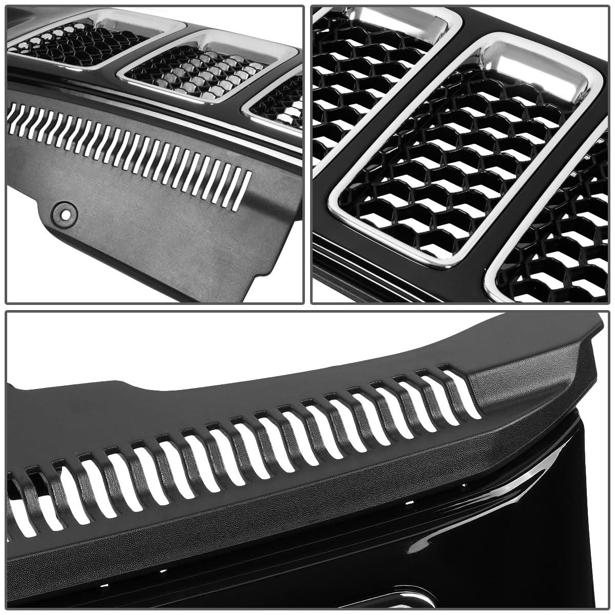 2014-2016 Jeep Grand Cherokee Honeycomb Mesh Grille w/ LED DRL