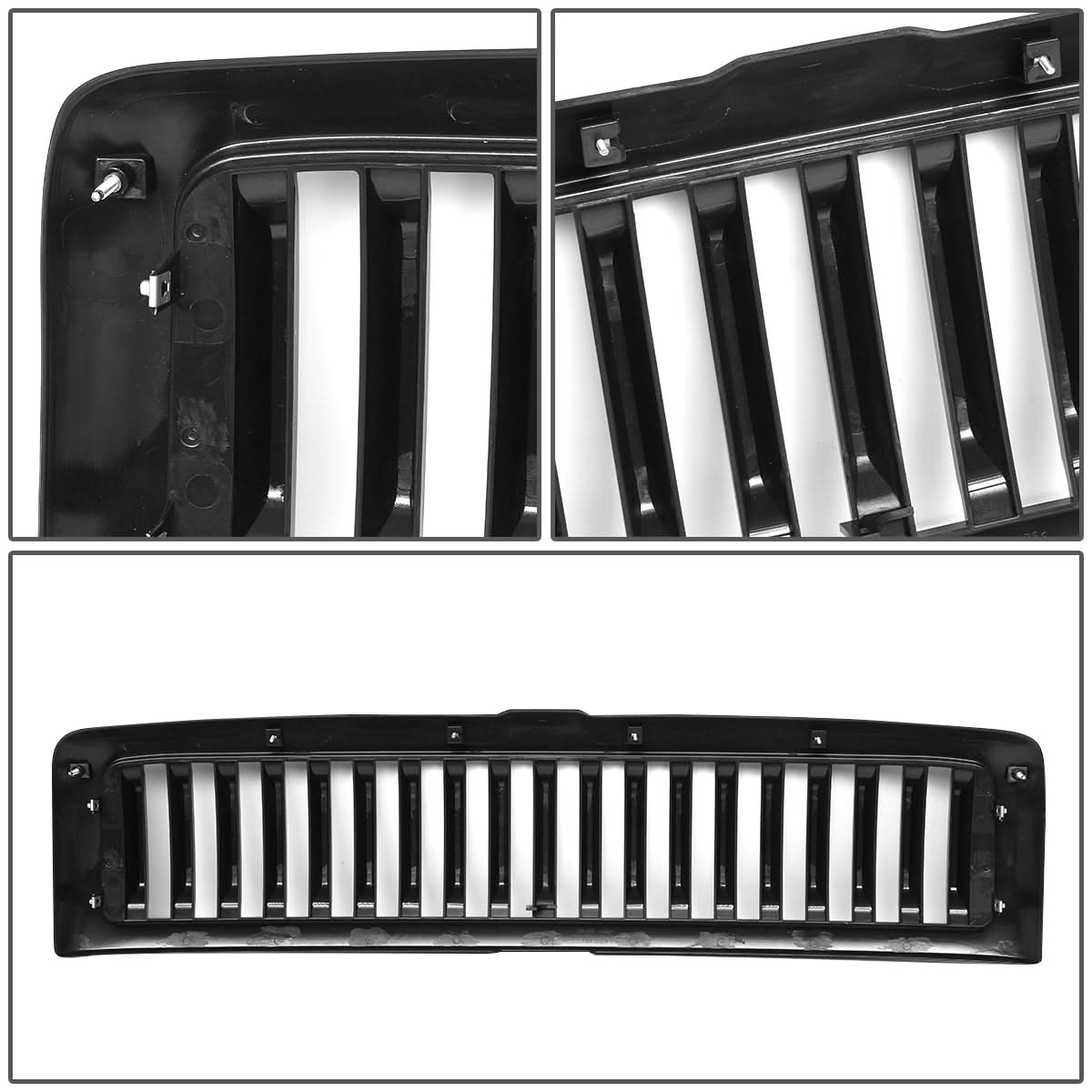 94-02 Dodge Ram Vertical Fence Style Grille - Matte Black