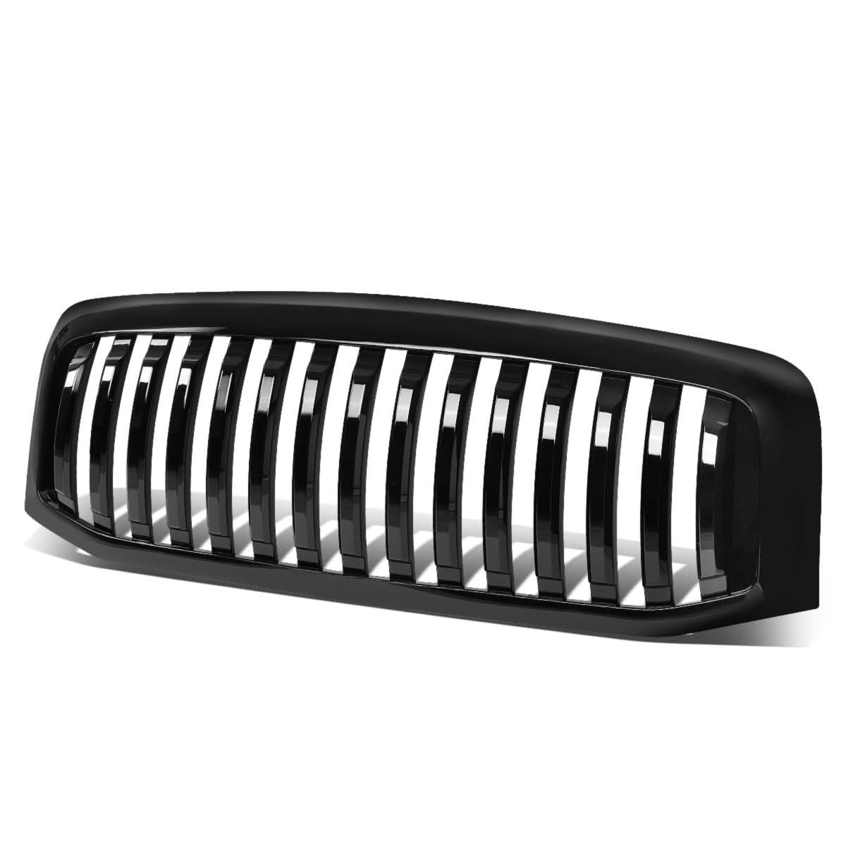 06-08 Dodge Ram 1500 / 07-09 Ram 2500 3500 Vertical Fence Grille - Black