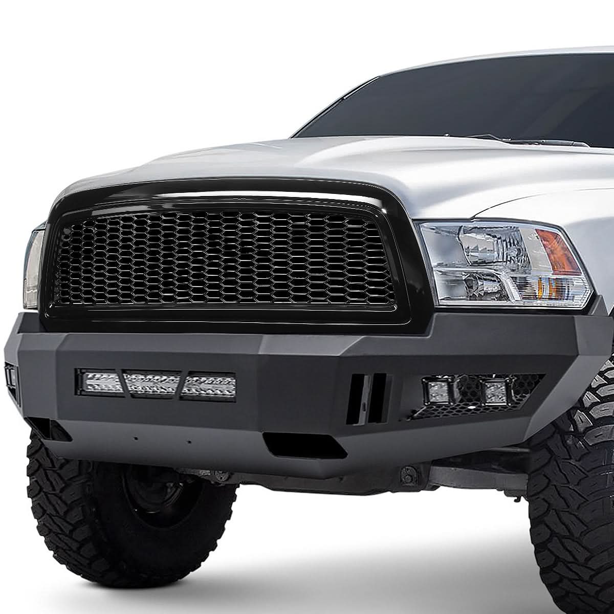 2009-2012 Dodge Ram 1500/2500/3500 Honeycomb Mesh Grille - Black