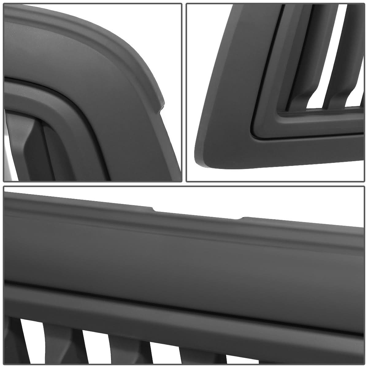 09-12 Dodge Ram Vertical Fence Style Front Grille - Matte Black