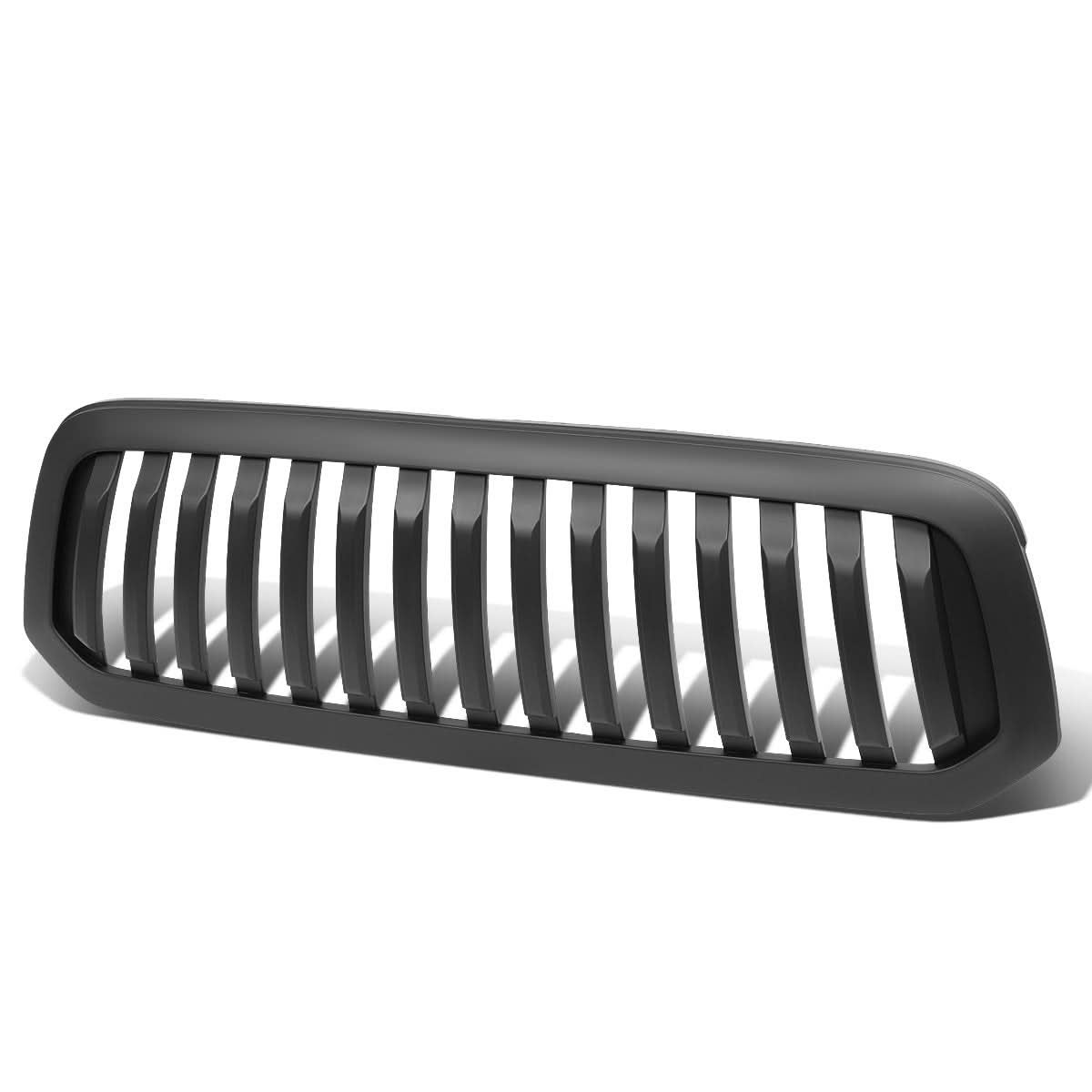 13-18 Dodge Ram 1500 Vertical Fence Style Front Grille Matte Black