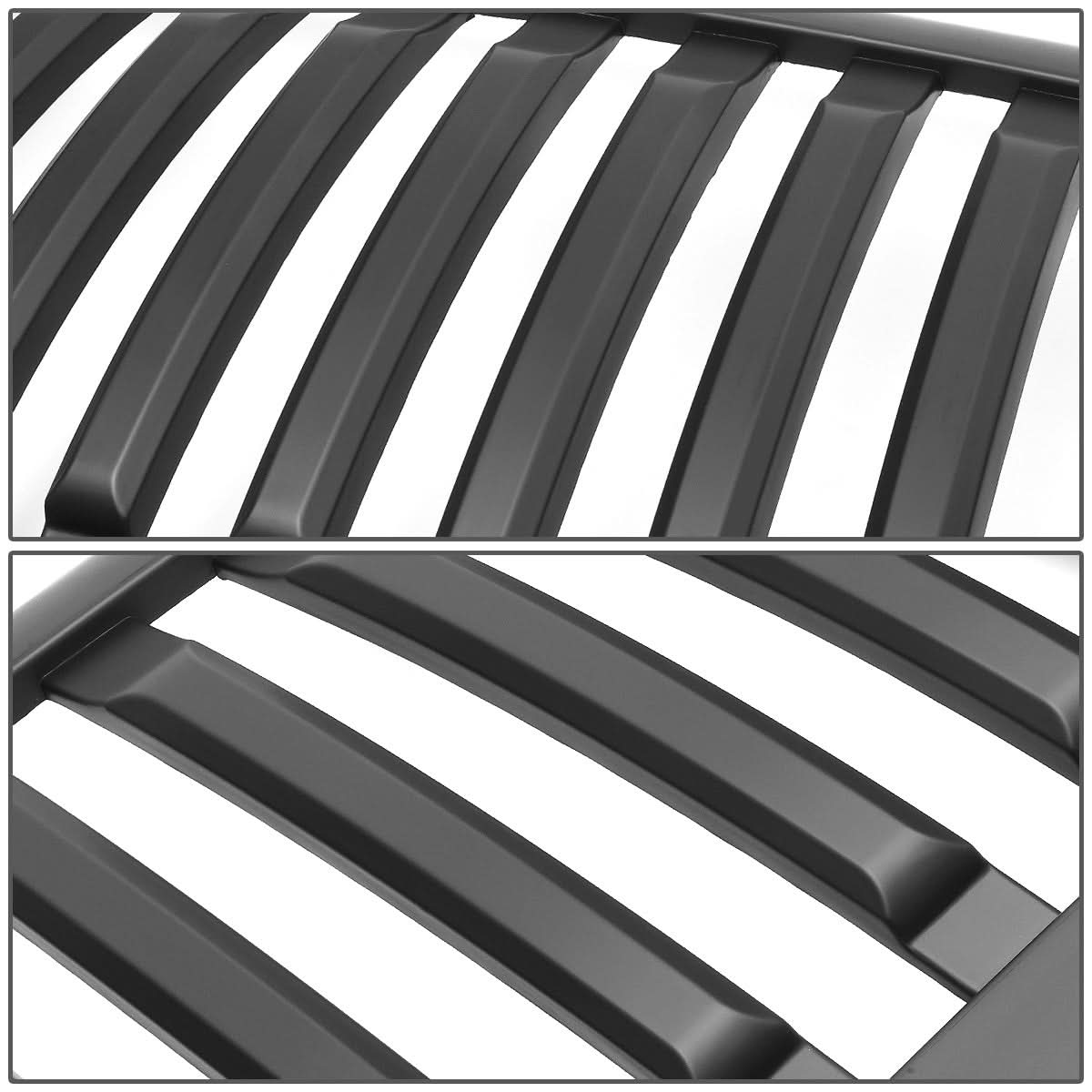 13-18 Dodge Ram 1500 Vertical Fence Style Front Grille Matte Black