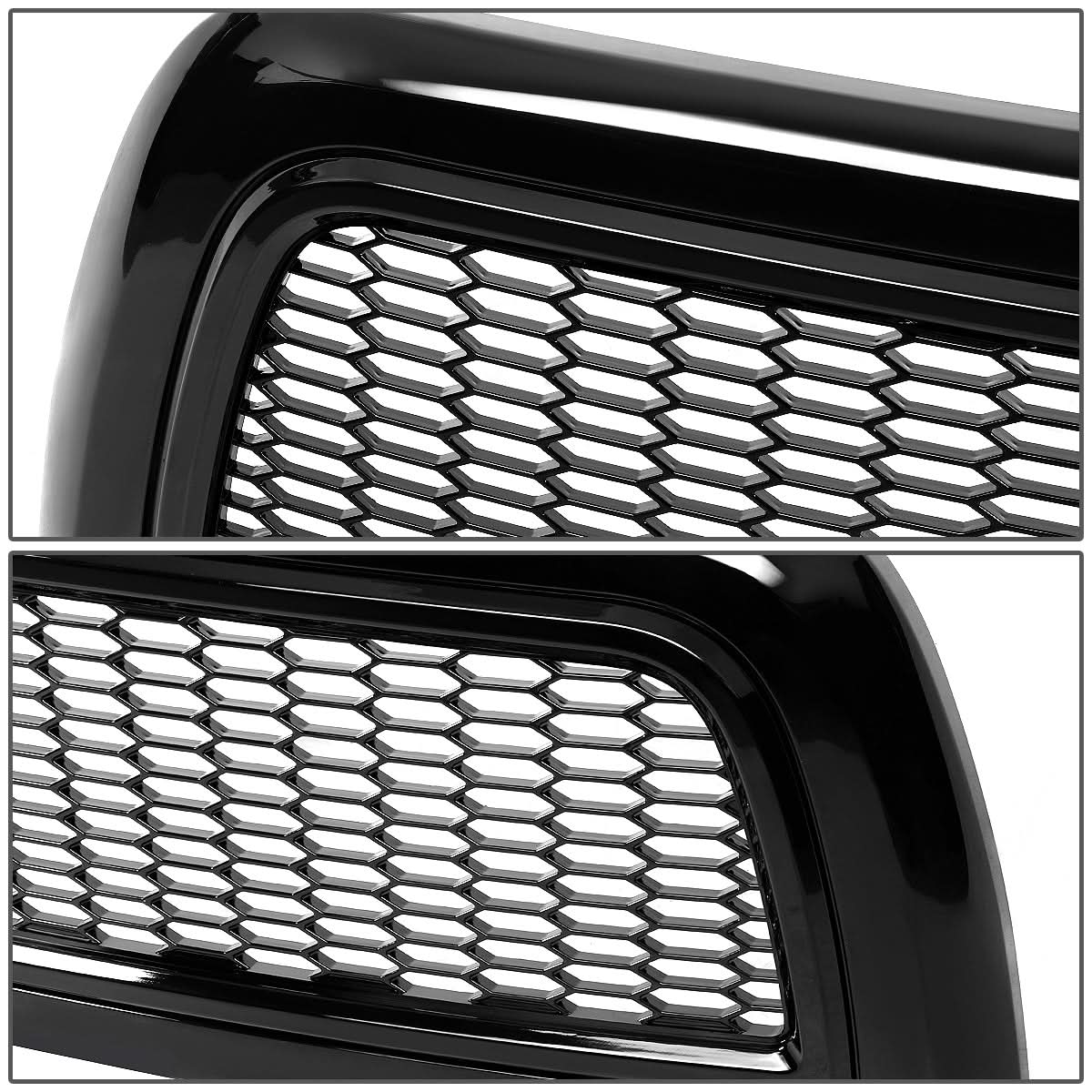 10-18 Dodge Ram 2500/3500 Honeycomb Mesh Front Grille - Black