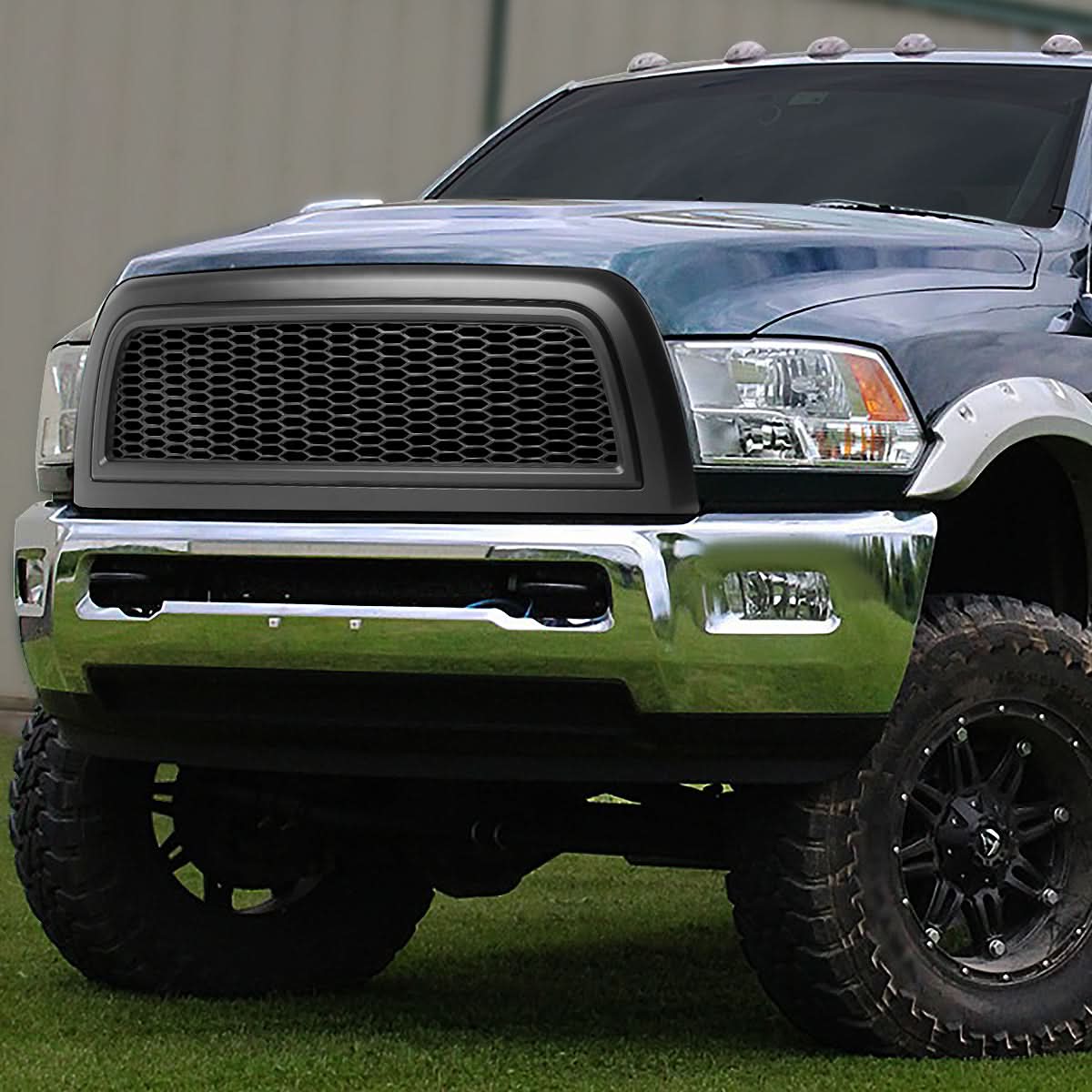 2010-2018 Dodge Ram 2500/3500 Honeycomb Style Grille - Matte Black