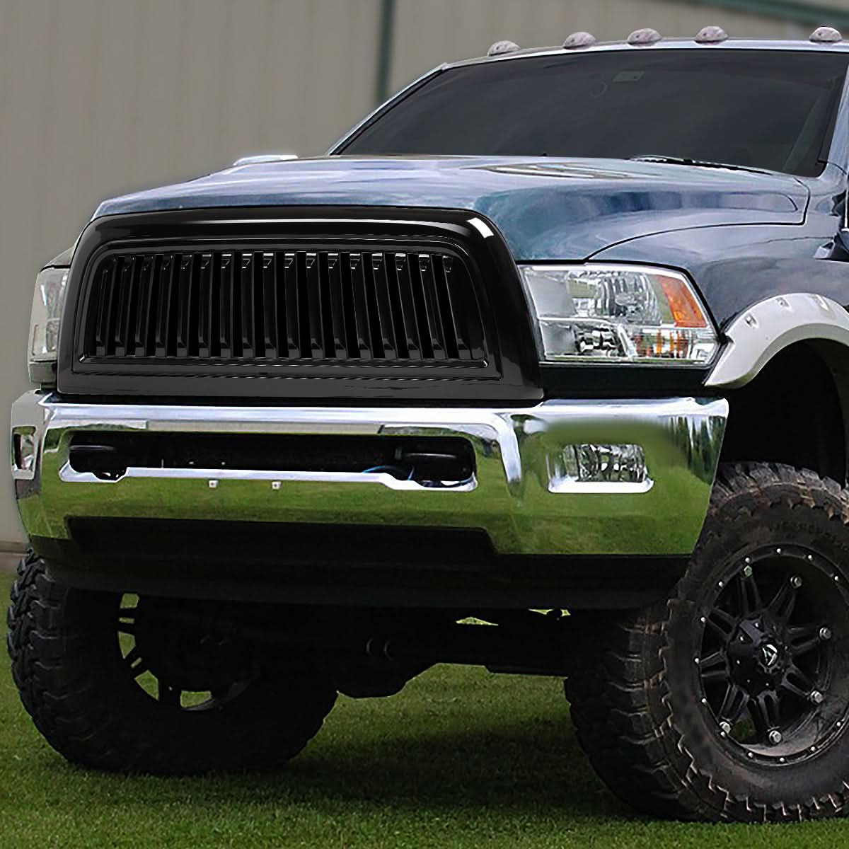 2010-2018 Dodge Ram 2500/3500 Vertical Fence Style Grille - Black