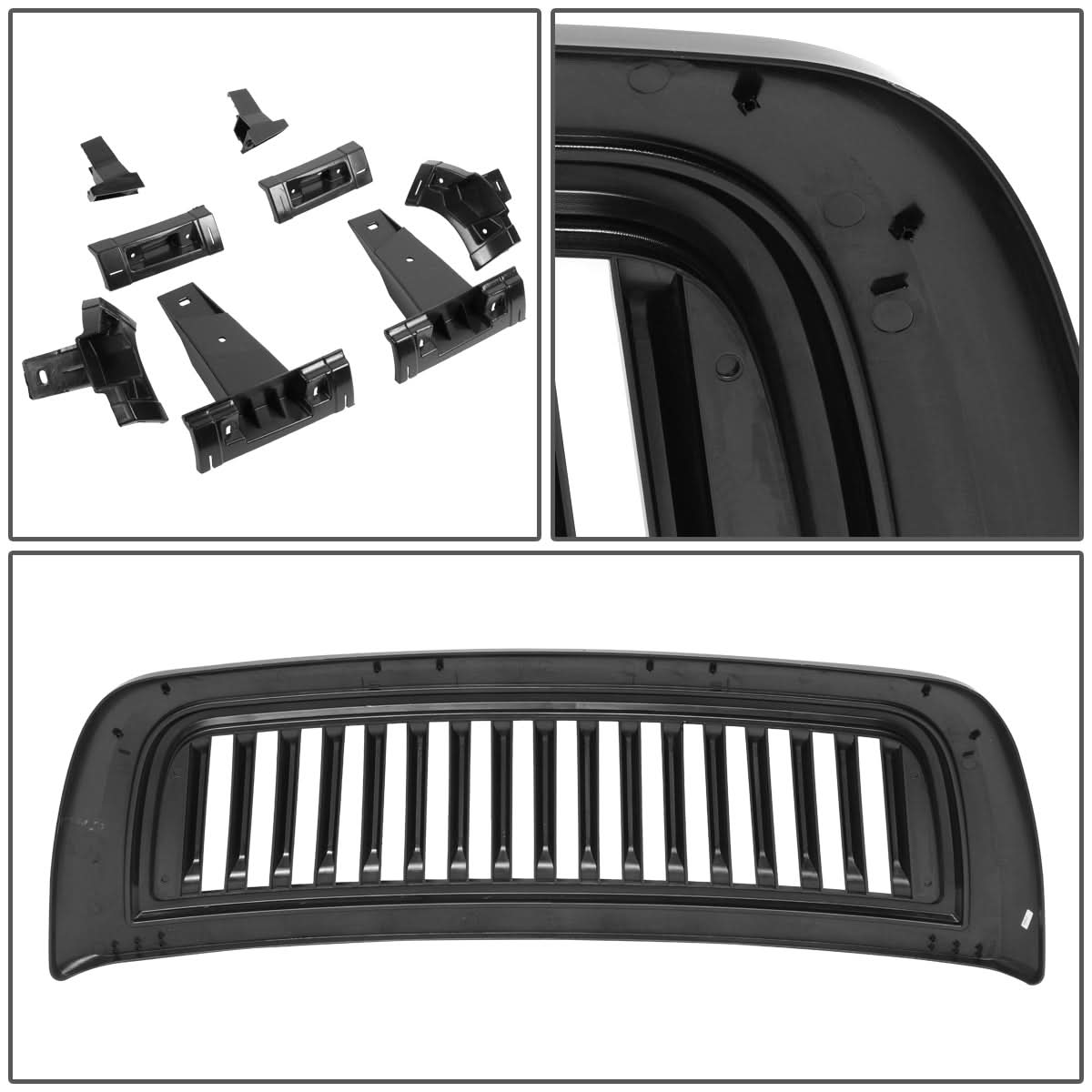 2010-2018 Dodge Ram 2500/3500 Vertical Fence Style Grille - Black