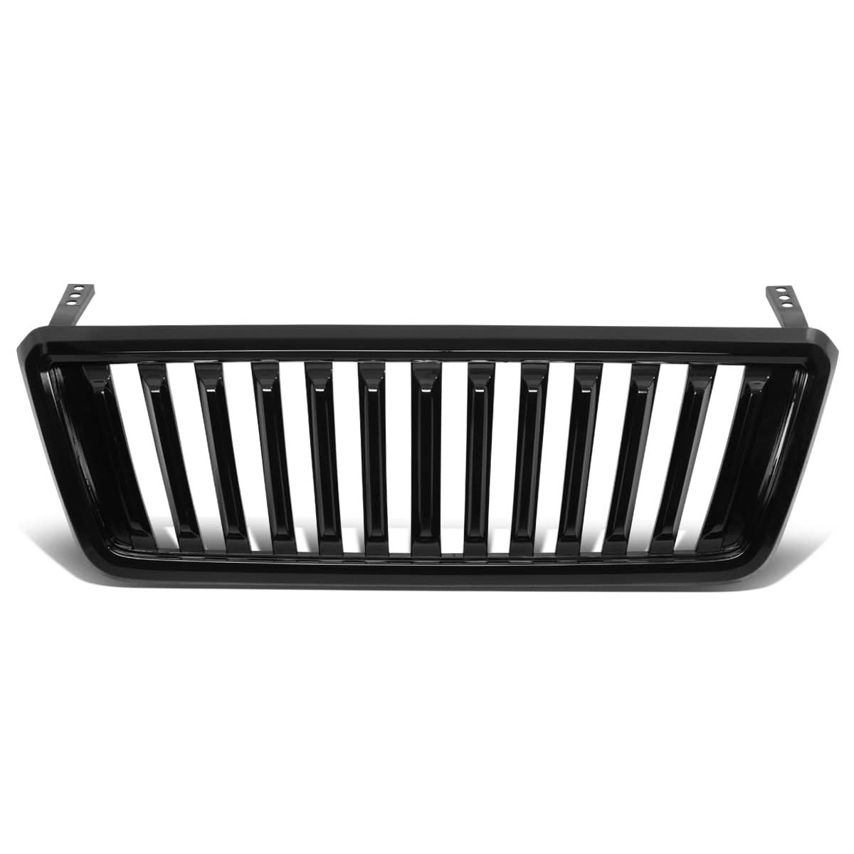 04-08 Ford F-150 Vertical Fence Style Front Grille - Black