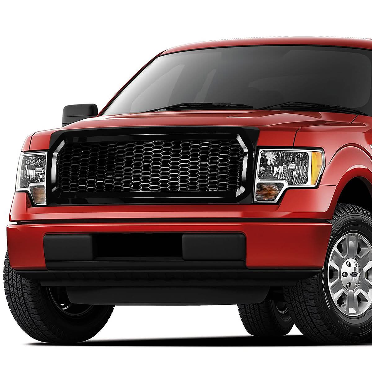 09-14 Ford F-150 Honeycomb Mesh Grille - Black