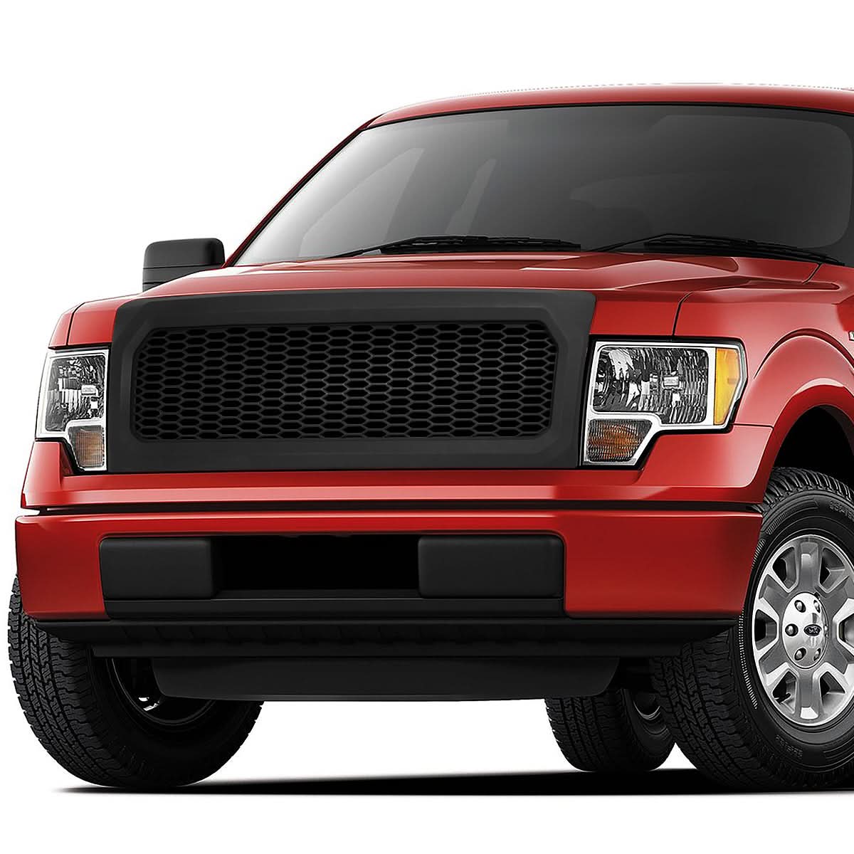 09-14 Ford F-150 Honeycomb Mesh Front Grille - Matte Black
