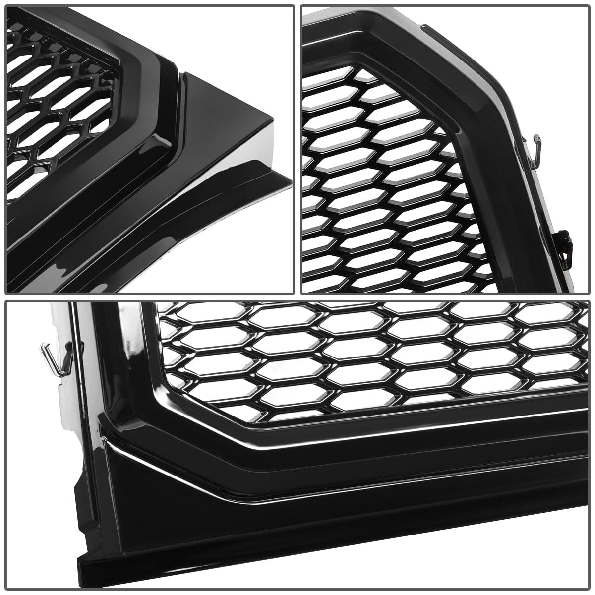 2015-2017 Ford F-150 Honeycomb Mesh Black Grille