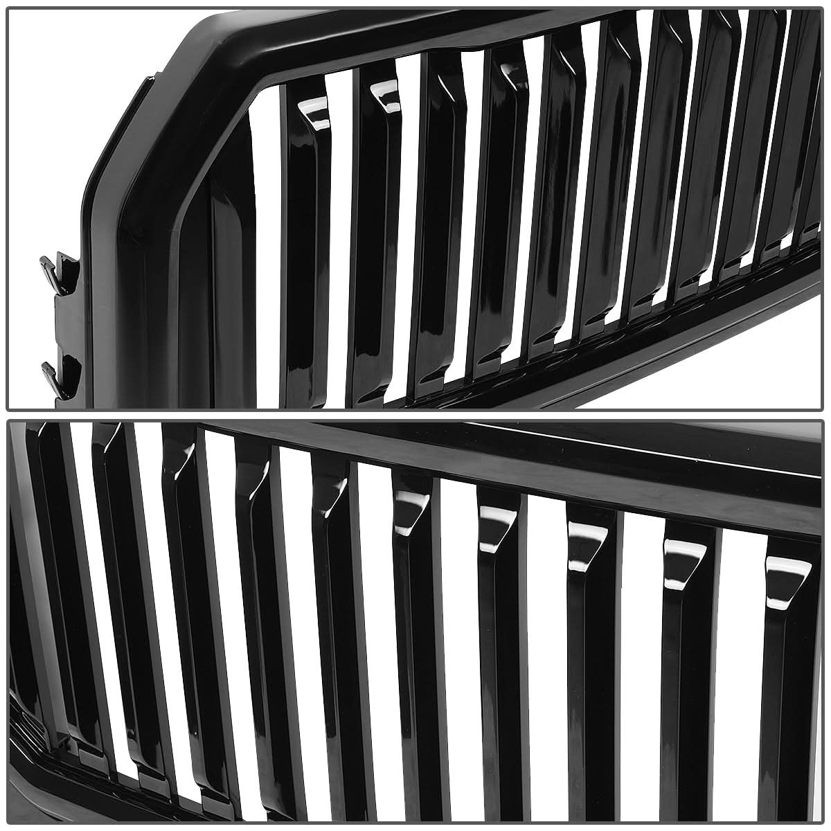 2015-2017 Ford F-150 Vertical Fence Style Front Grille - Black
