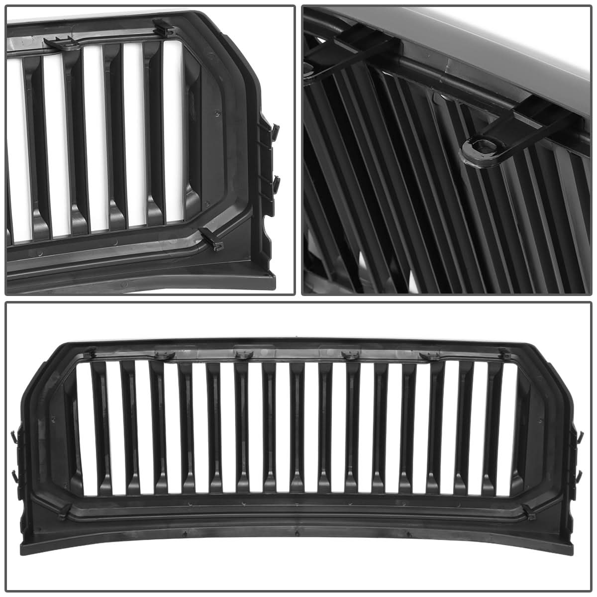 2015-2017 Ford F-150 Vertical Fence Style Front Grille - Black