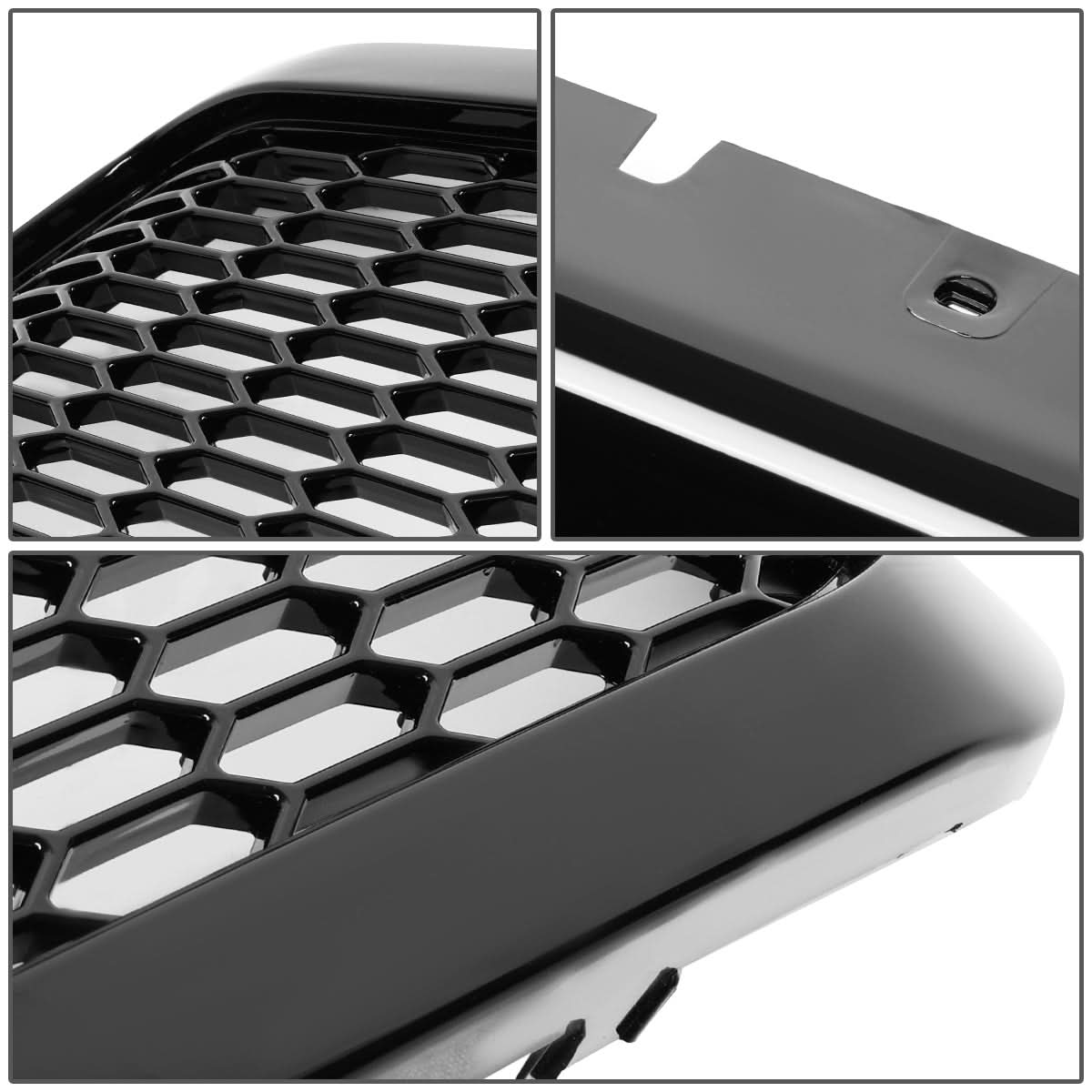 99-04 Ford F-250 F-350 F-450 F-550 Honeycomb Mesh Front Grille - Black