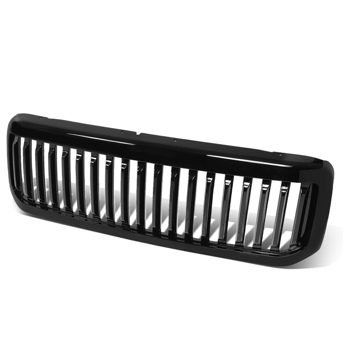 99-04 Ford F-250 F-350 F-450 F-550 Vertical Fence Style Grille - Black