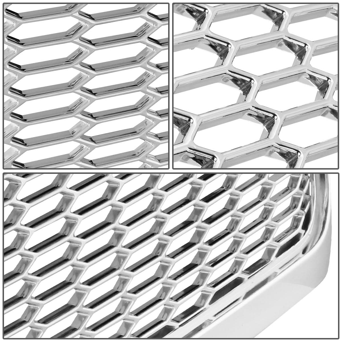 99-04 Ford F-250 F-350 F-450 F-550 Honeycomb Mesh Chrome Grille