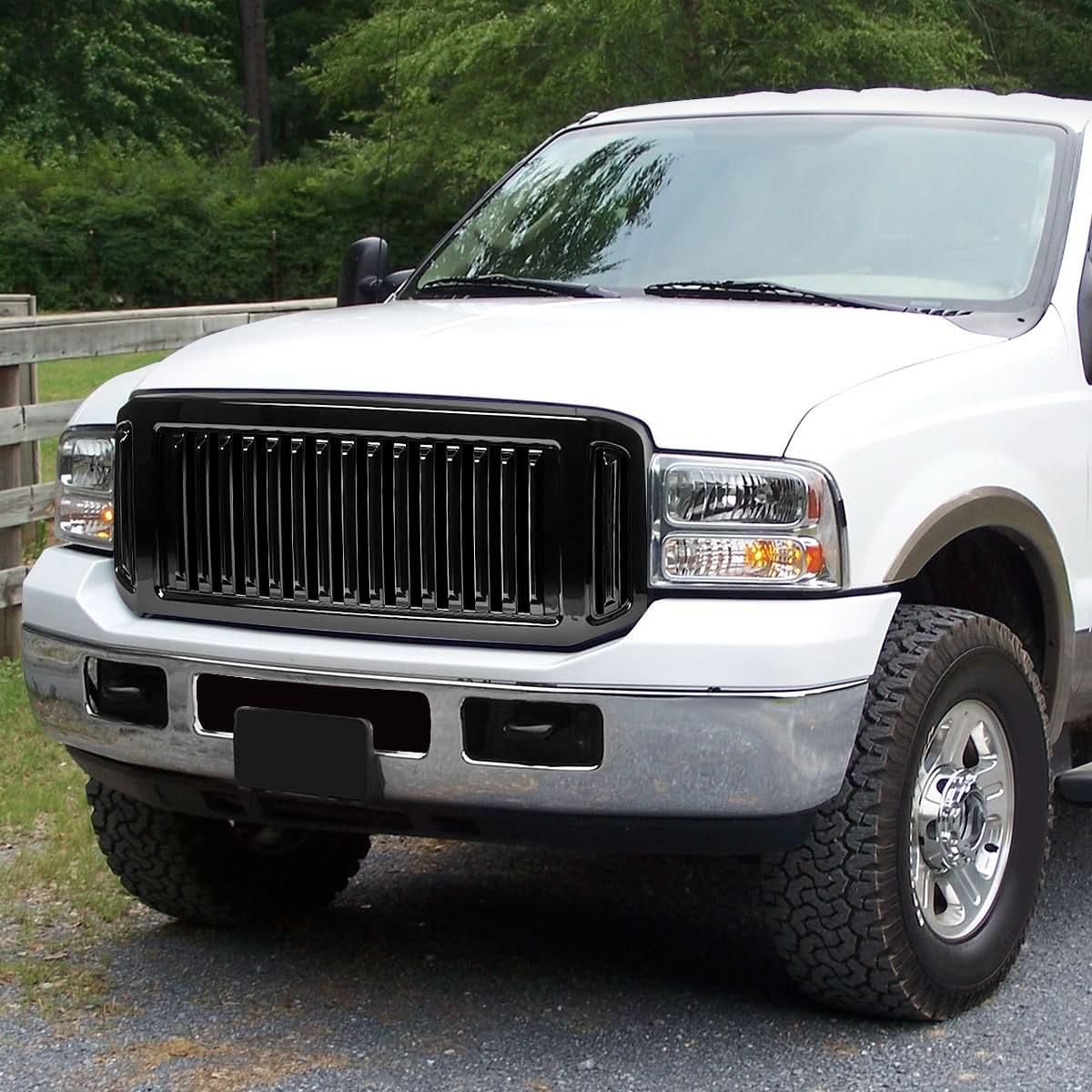 2005-2007 Ford F-250 F-350 F-450 F-550 Excursion Vertical Fence Grille