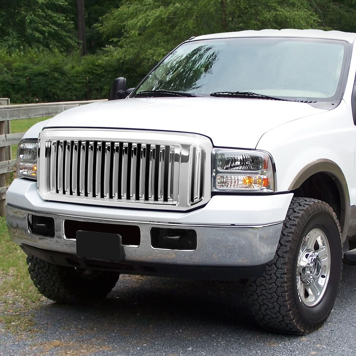 2005-2007 Ford F-250/F-350/F-450/F-550 Excursion Vertical Fence Grille