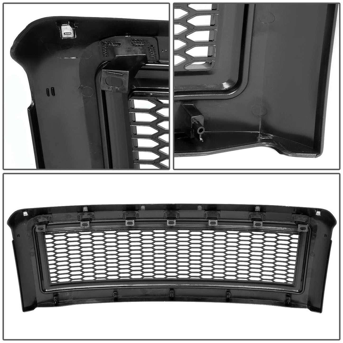 2008-2010 Ford F-250 F-350 F-450 F-550 Honeycomb Mesh Grille - Black