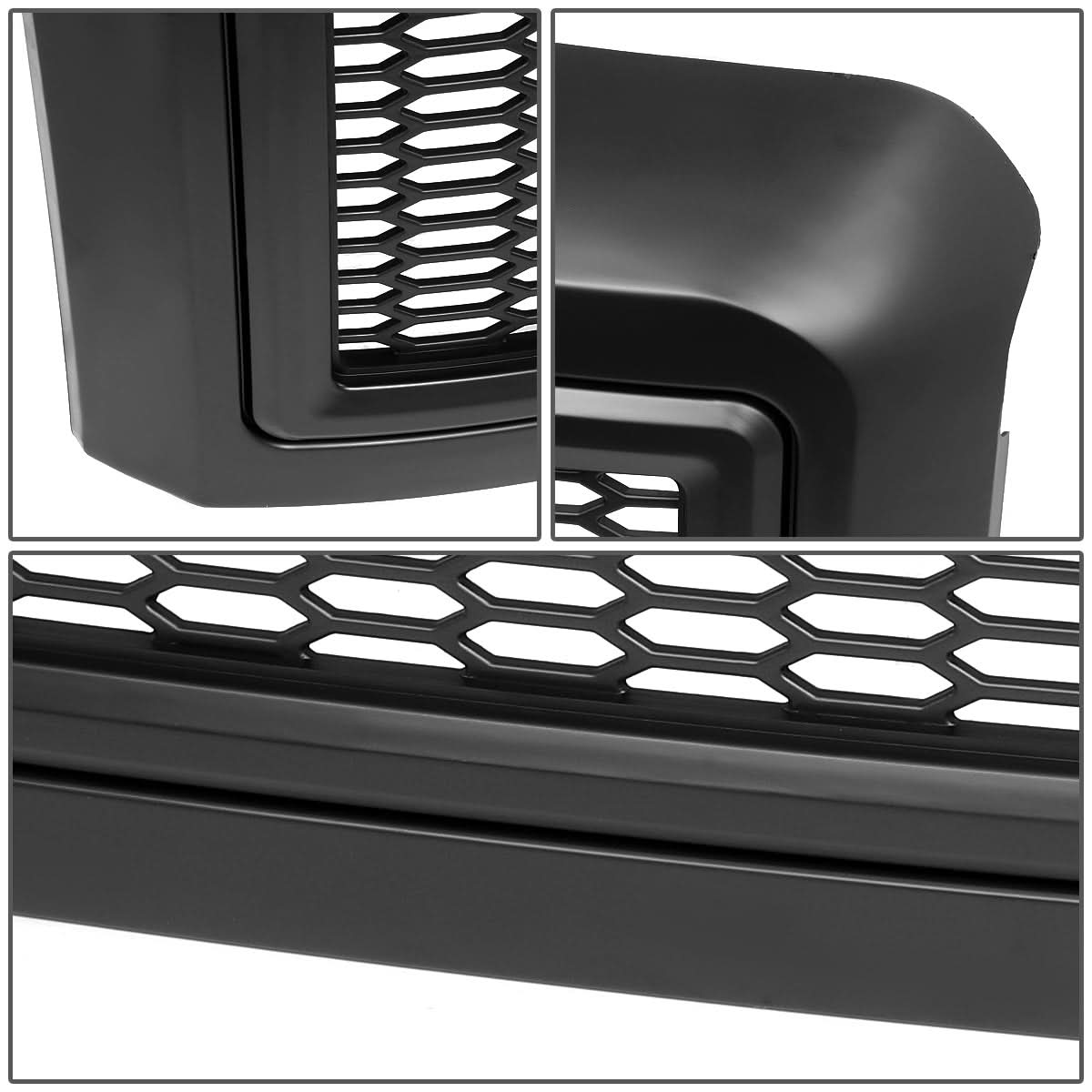 08-10 Ford F-250 F-350 F-450 F-550 Honeycomb Mesh Grille - Matte Black