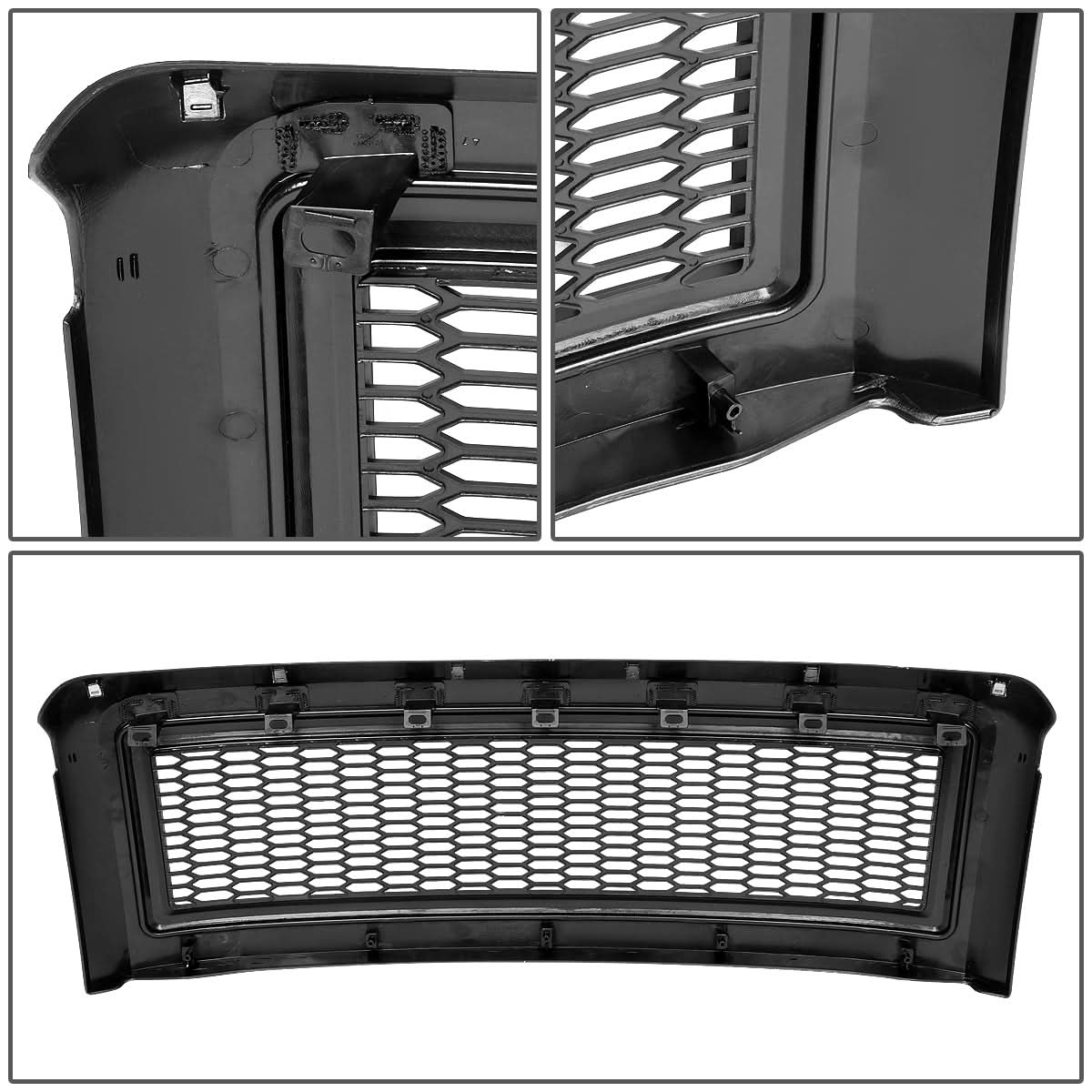 08-10 Ford F-250 F-350 F-450 F-550 Honeycomb Mesh Grille - Matte Black
