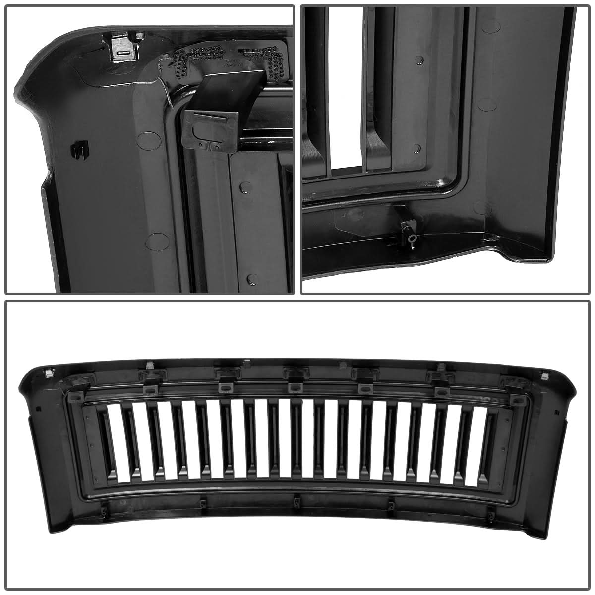 2008-2010 Ford F-250 F-350 F-450 F-550 Vertical Fence Grille Matte Black