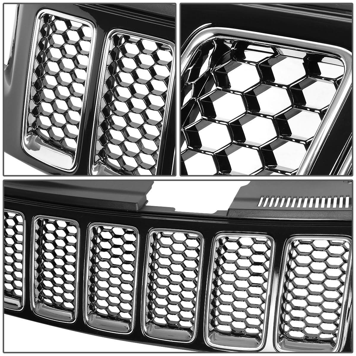 2014-2016 Jeep Grand Cherokee Honeycomb Mesh Grille - Black