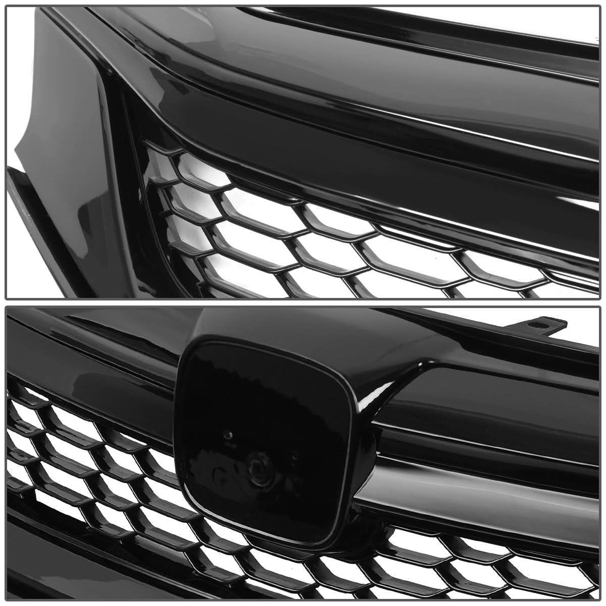 2016-2017 Honda Accord Honeycomb Mesh Grille - Black