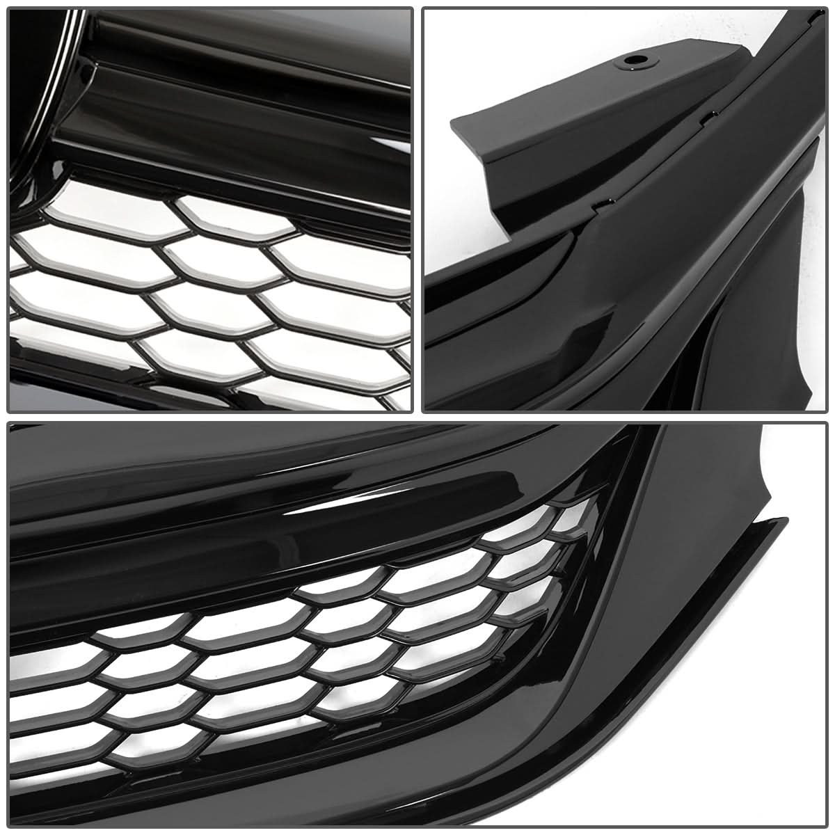 2016-2017 Honda Accord Honeycomb Mesh Grille - Black