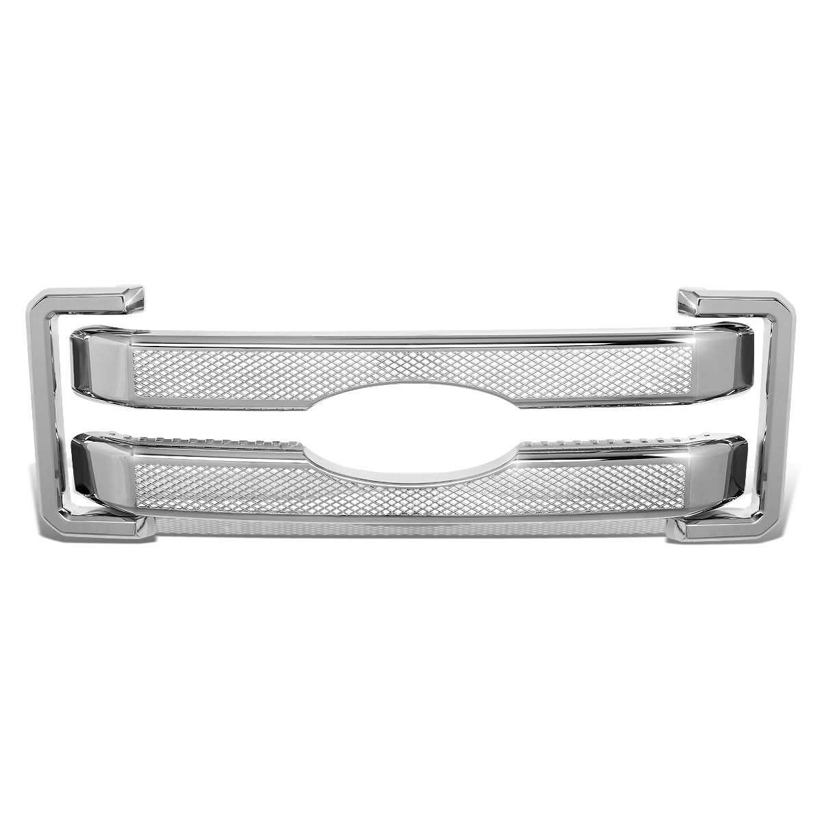 2011-2016 Ford F-250 F-350 Diamond Mesh Grille Overlay - Chrome