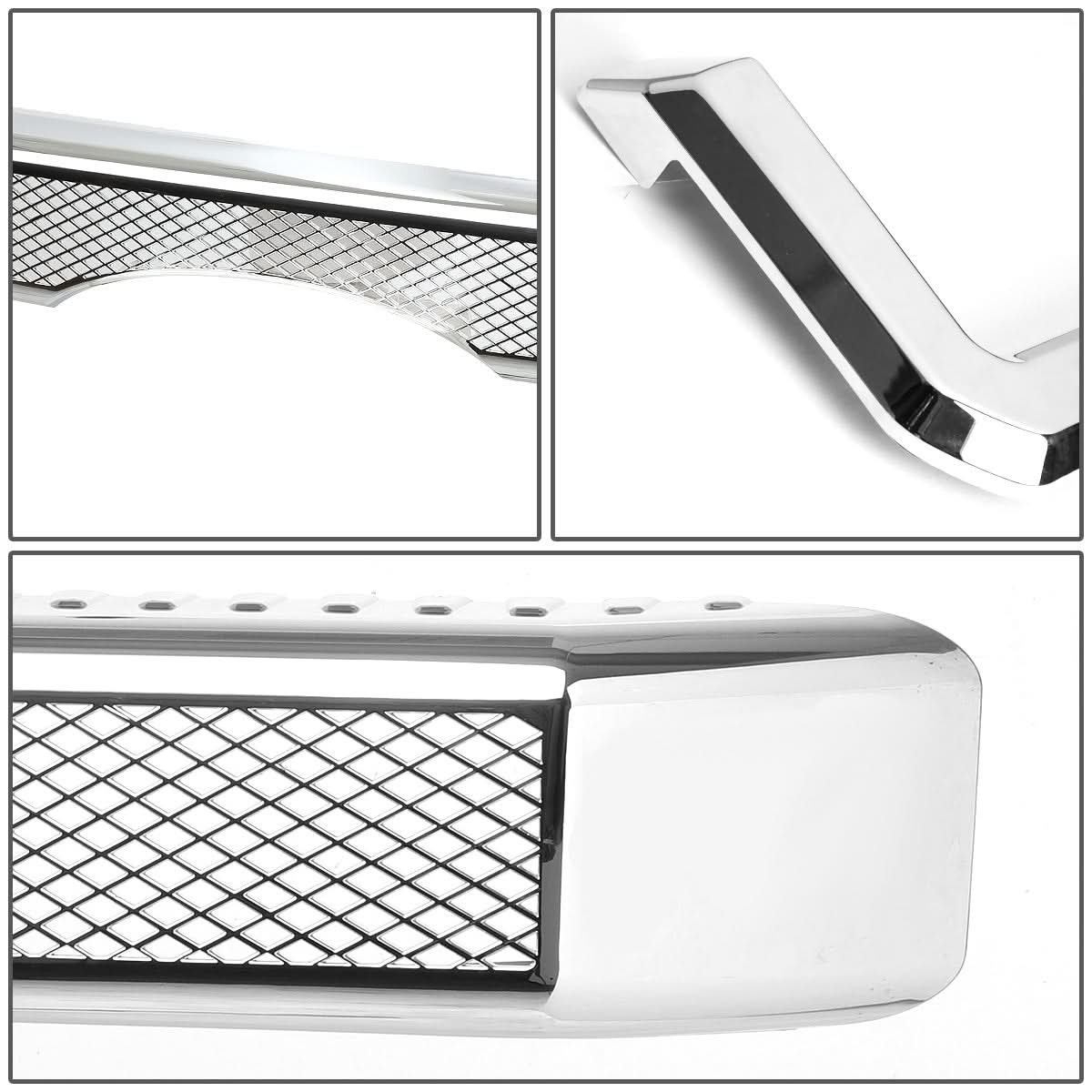 2011-2016 Ford F-250 F-350 Diamond Mesh Grille Overlay - Chrome