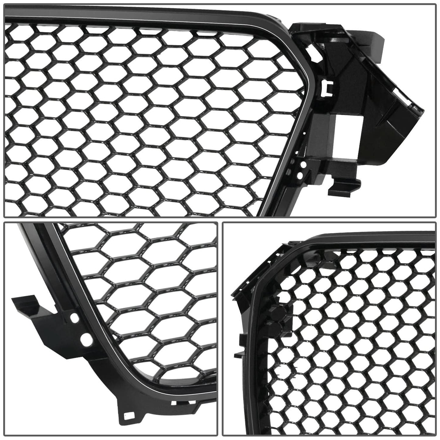 2013-2016 Audi A4 RS4 Style Front Grille Gloss Black