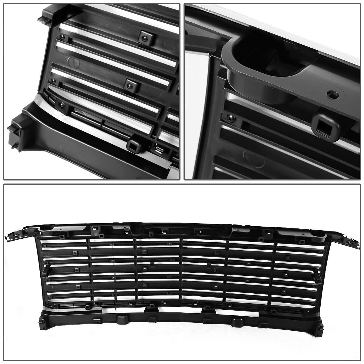 14-15 Chevrolet Silverado 1500 Horizontal Mesh Front Upper Grille - ABS