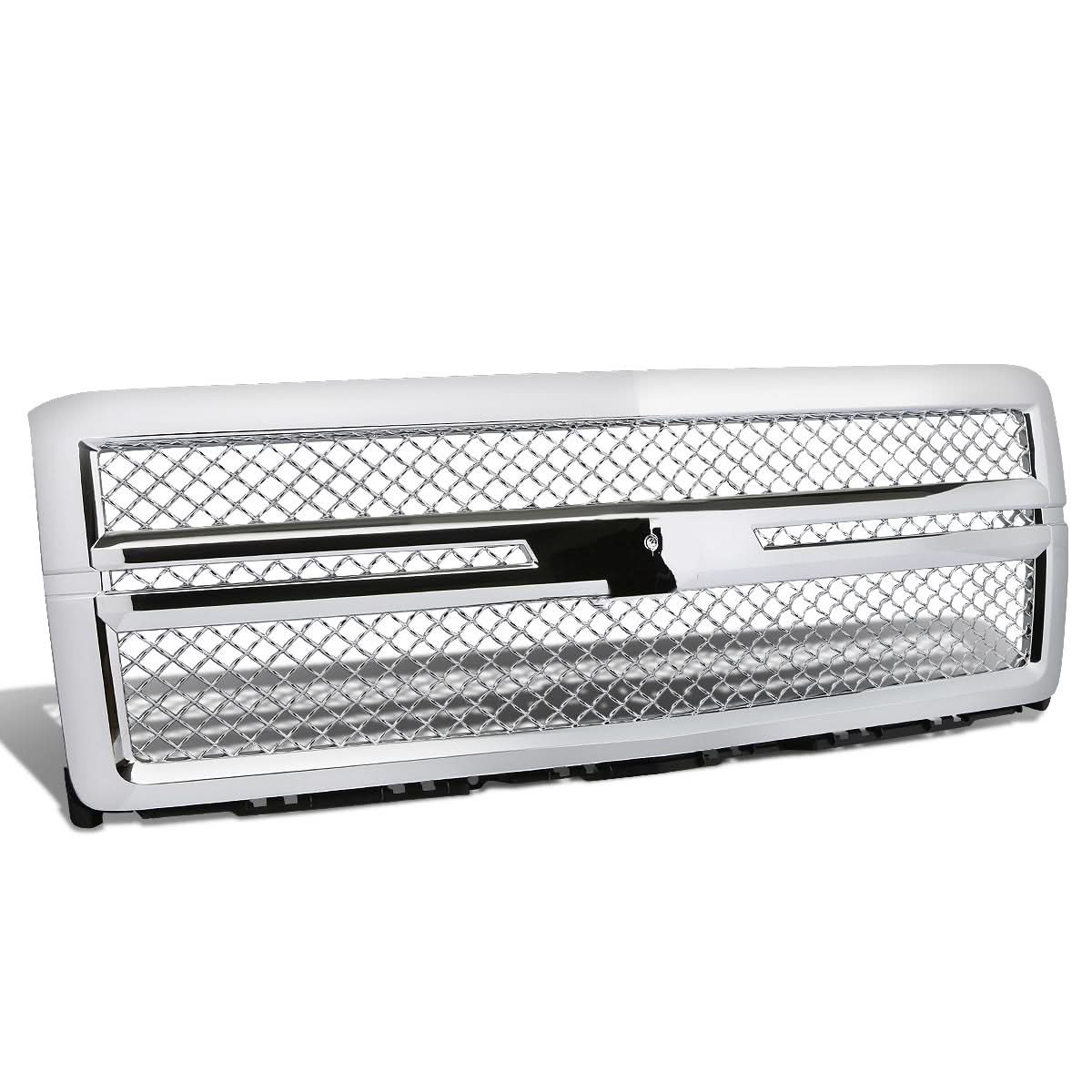 2014-2015 Chevrolet Silverado 1500 Diamond Mesh Style Front Grille - ABS