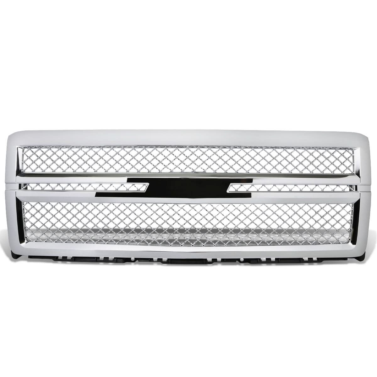 2014-2015 Chevrolet Silverado 1500 Diamond Mesh Style Front Grille - ABS