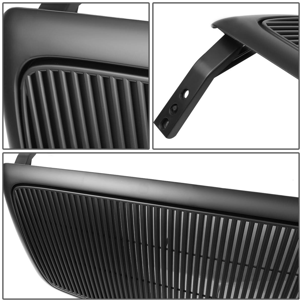 2004-2008 Ford F-150 Vertical Fence Style Grille - Matte Black