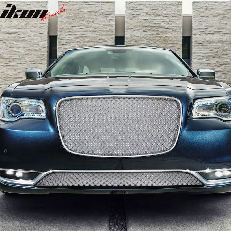 2015-2023 Chrysler 300 300C B Style Chrome Front Upper Grille
