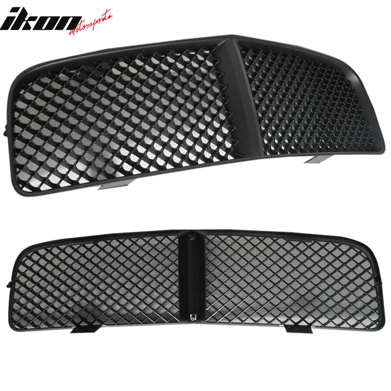2006-2010 Dodge Charger Black Mesh Front Bumper Hood Grille Grill ABS