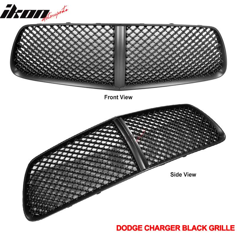 2011-2014 Dodge Charger RT SXT SE Pursuit Front Bumper Grille ABS