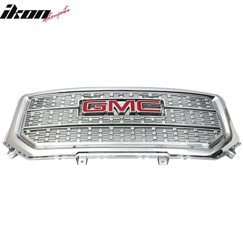 2016-2017 GMC Sierra Denali Chrome Grille & Genuine GMC Emblem Badge