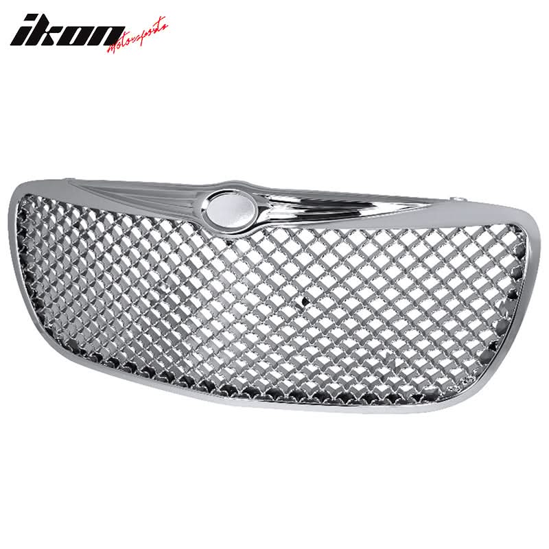 2004-2006 Chrysler Sebring B Style Chrome Front Bumper Grille ABS