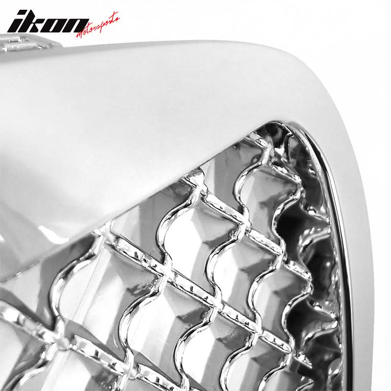 2004-2006 Chrysler Sebring Mesh Chrome Front Bumper Hood Grille ABS