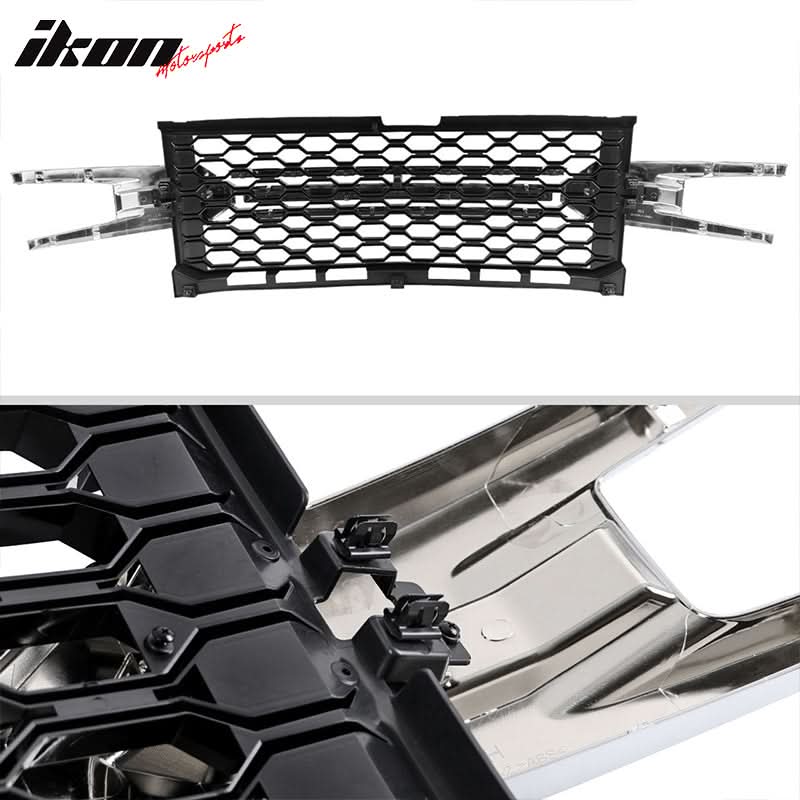 2019-2021 Silverado 1500 LT/LTZ/RST/High Country Black Car Grille