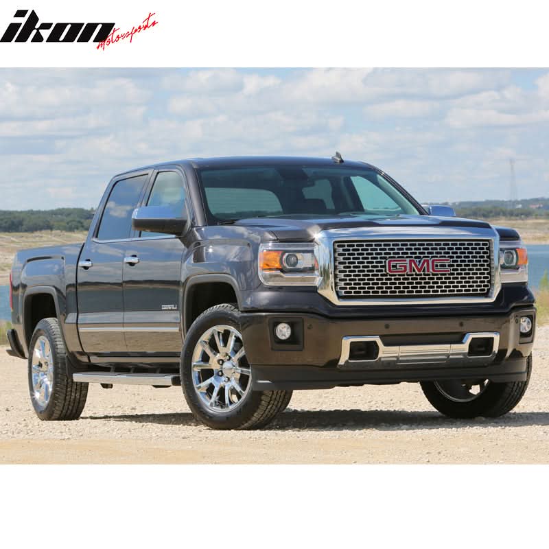 2014-2015 GMC Sierra 1500 Vertical Chrome Front Bumper Grille ABS
